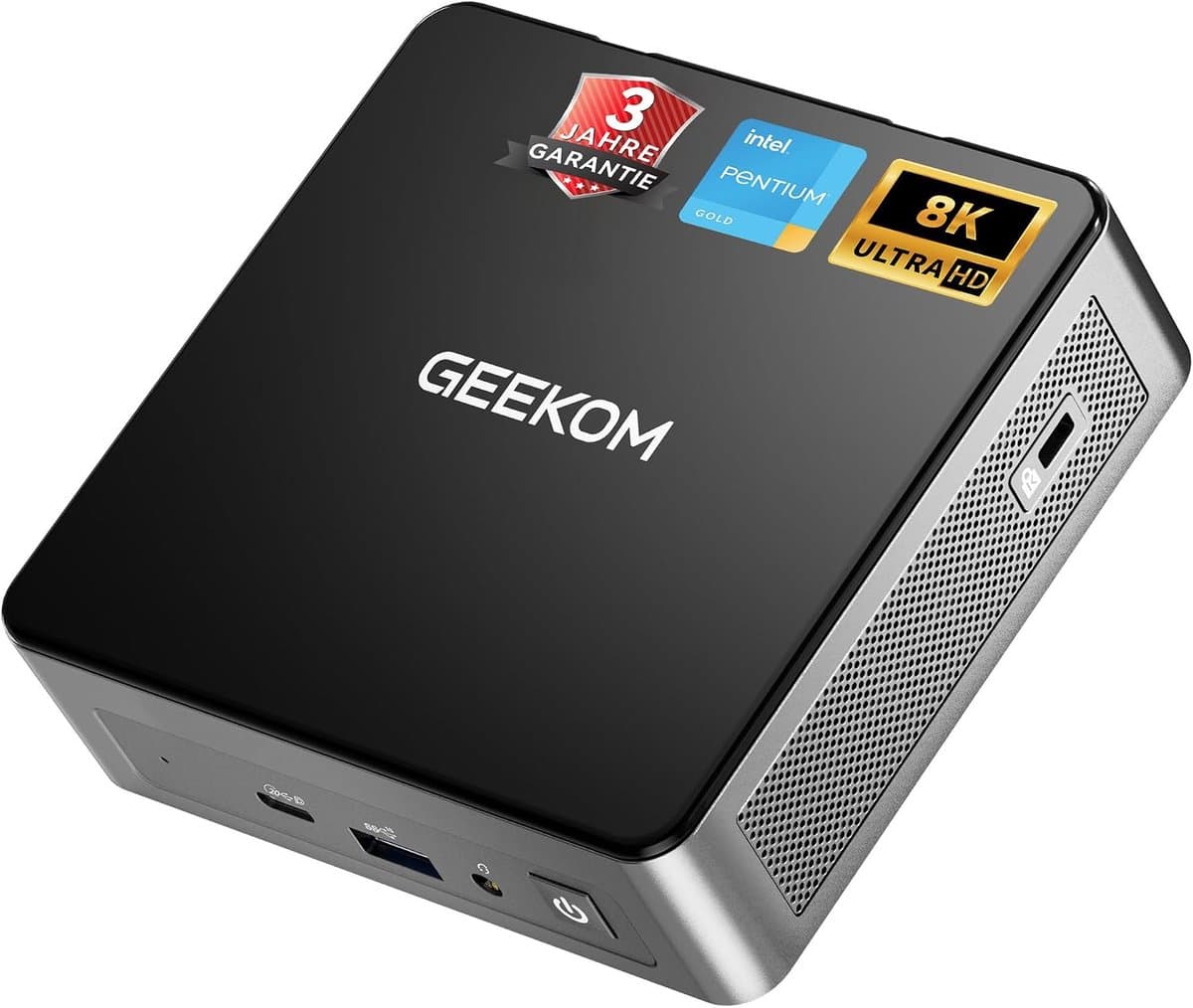 GEEKOM Mini PC - 2025 Editie met AMD Ryzen 5 7430U (tot 4,3 GHz)- 16GB RAM & 512GB SSD - Windows 11 Pro - 6USB-8K Quad-Display - Intel Iris Xe - Compact krachtpatser voor thuiswerk - Mini PC met,Mini Computer,Game PC,pc voor gam