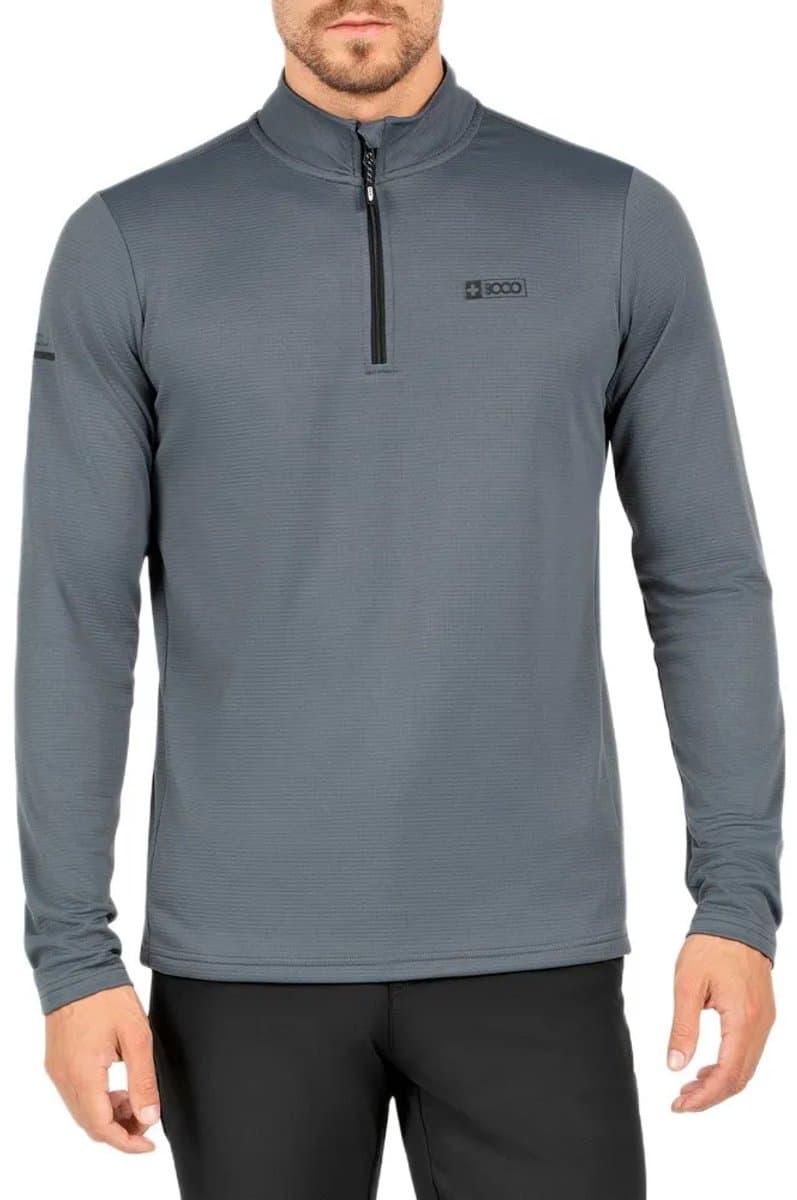 +8000 Montemol T-shirt Met Lange Mouwen Grijs S Man