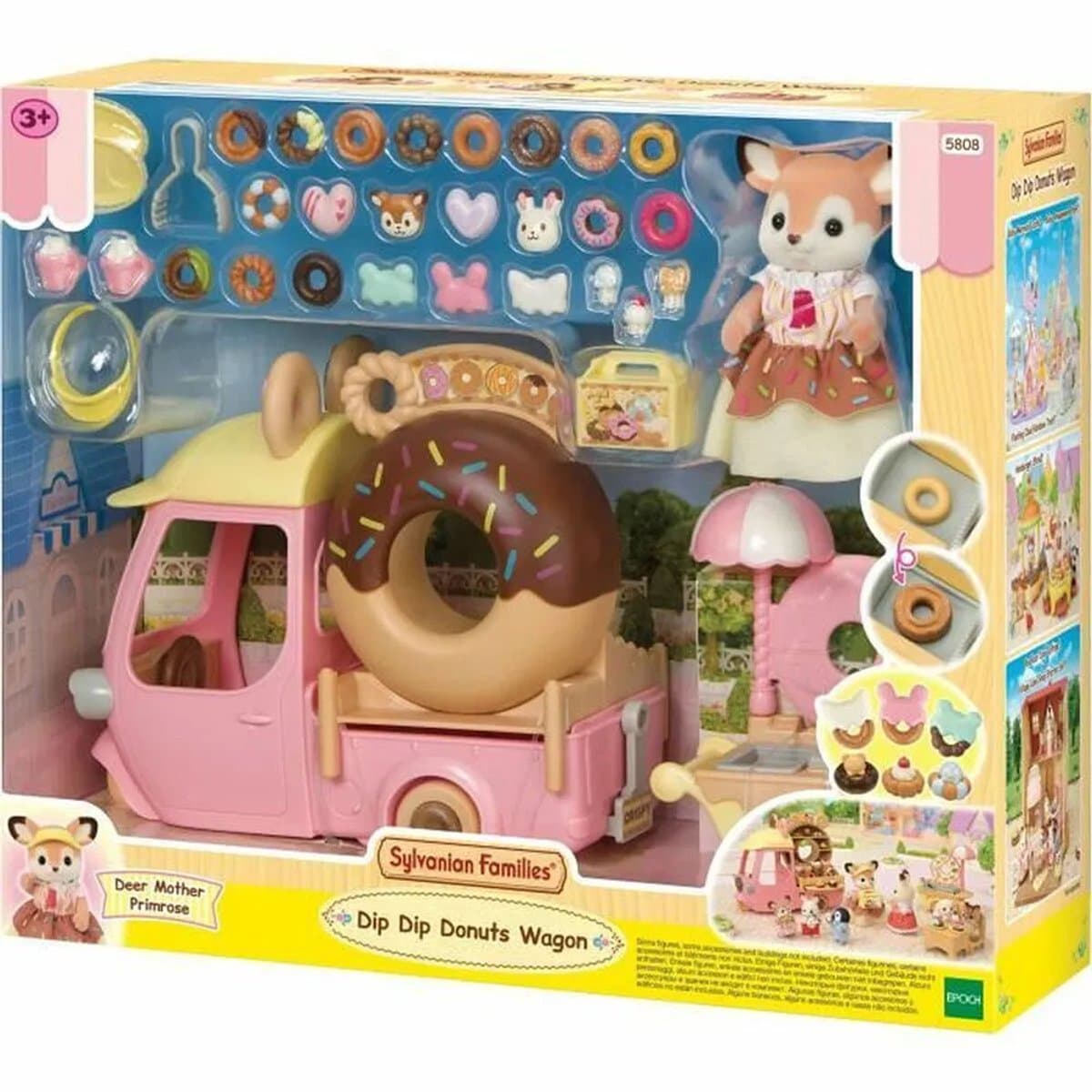 Sylvanian Families 5808 Dip Dip Donut wagen