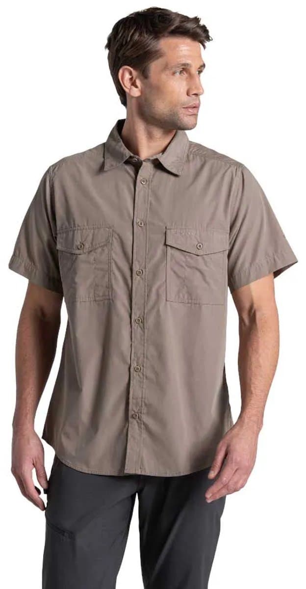 Craghoppers Kiwi Ii Overhemd Met Korte Mouwen Bruin 2XL Man