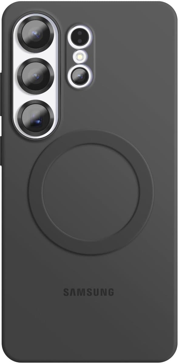 Samsung Galaxy S26 Ultra Siliconen Back Cover met Magneet Zwart