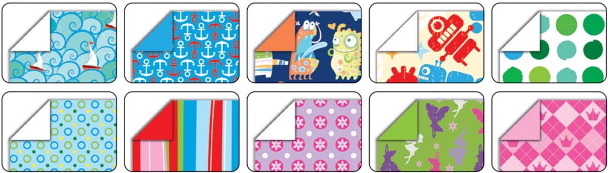 folia vouwbladen KINDERPRET, 200 x 200 mm, 50 vel, 80 g/m2