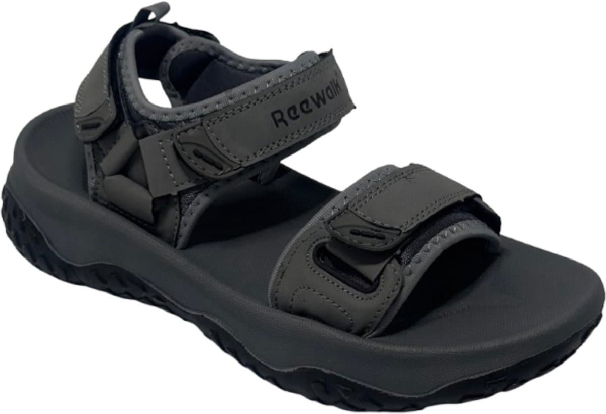 Reewalk® Sandalen Heren – Mannen Sandalen – Licht Gewicht Sandalen - Memory Foam Voetbed – Grijs – Maat 40