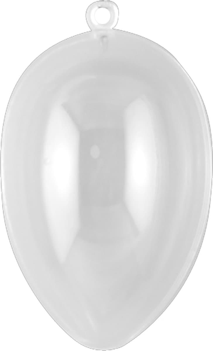 Vaessen Creative Plastic Ei - 2-delig - 8cm - 350stuks