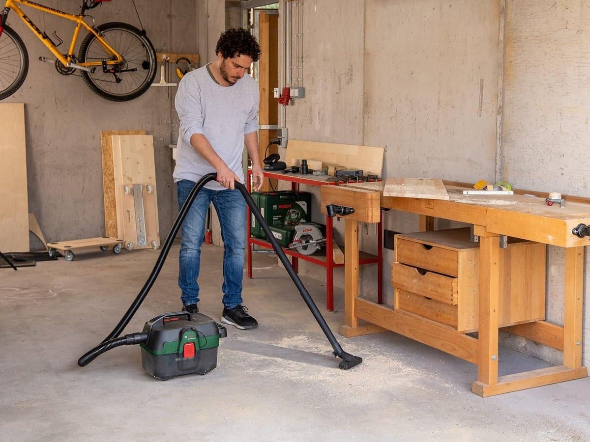 Bosch Accessories 4x vliesstofzuigerzakken - voor Bosch AdvancedVac 20 UniversalVac 15 - Wit