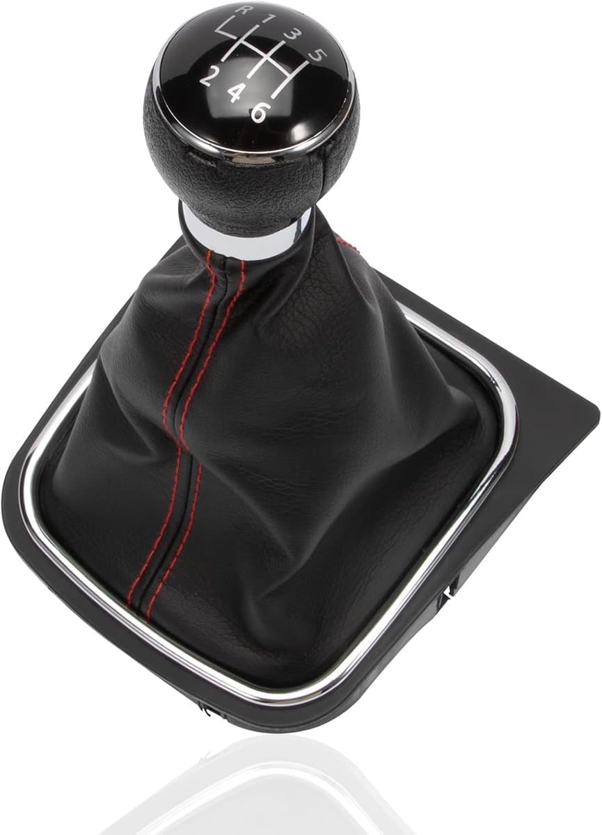 Soufflet et pommeau de levier de vitesse with 6 speeds compatible with VW Golf 5 V Golf 6 VI EOS 1K0711113 5K0711113 - ShopVlot