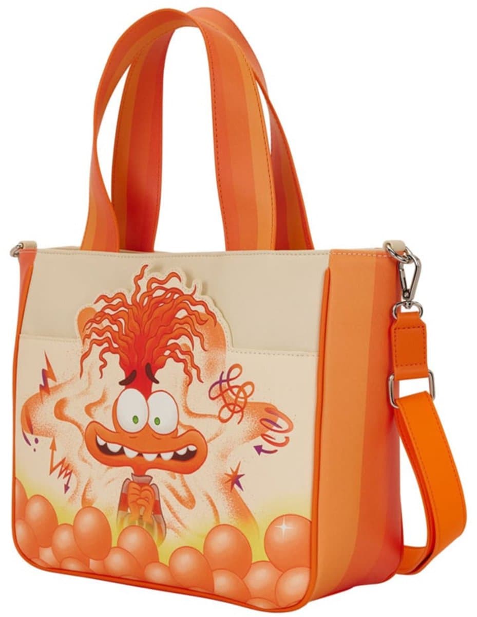 Disney Pixar Loungefly Crossbody Bag met Coin Bag Inside Out 2 Anxiety