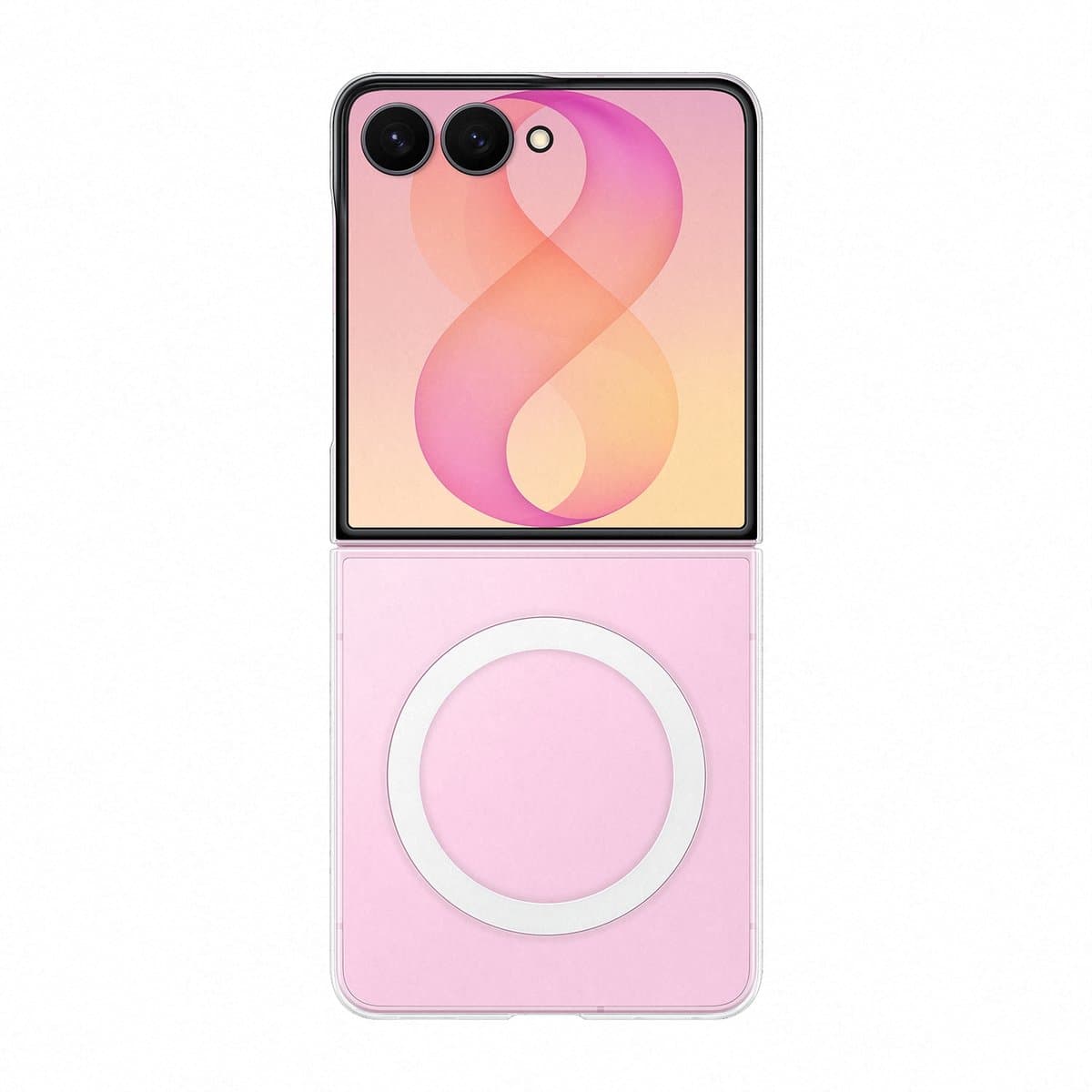 Samsung Galaxy Z Flip8 Hoesje - Clear Magnet Case - Transparant