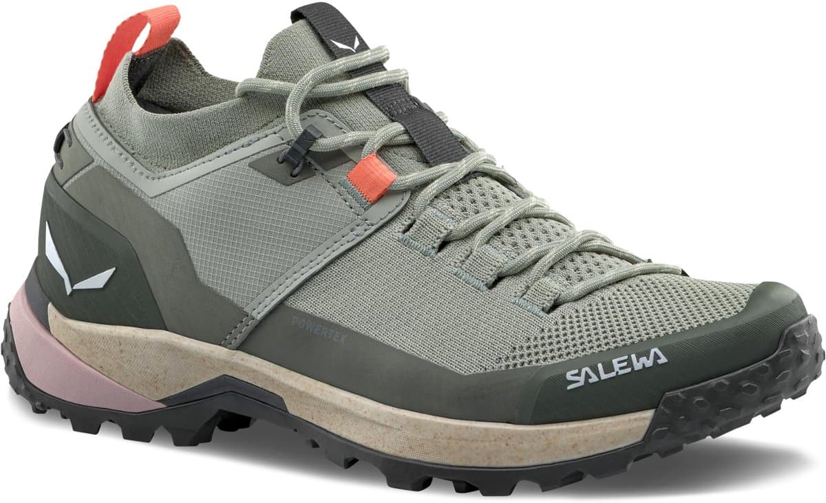 SALEWA Puez 2 Knit Powertex - Lage Wandelschoenen - Limoengroen - Maat 36.5
