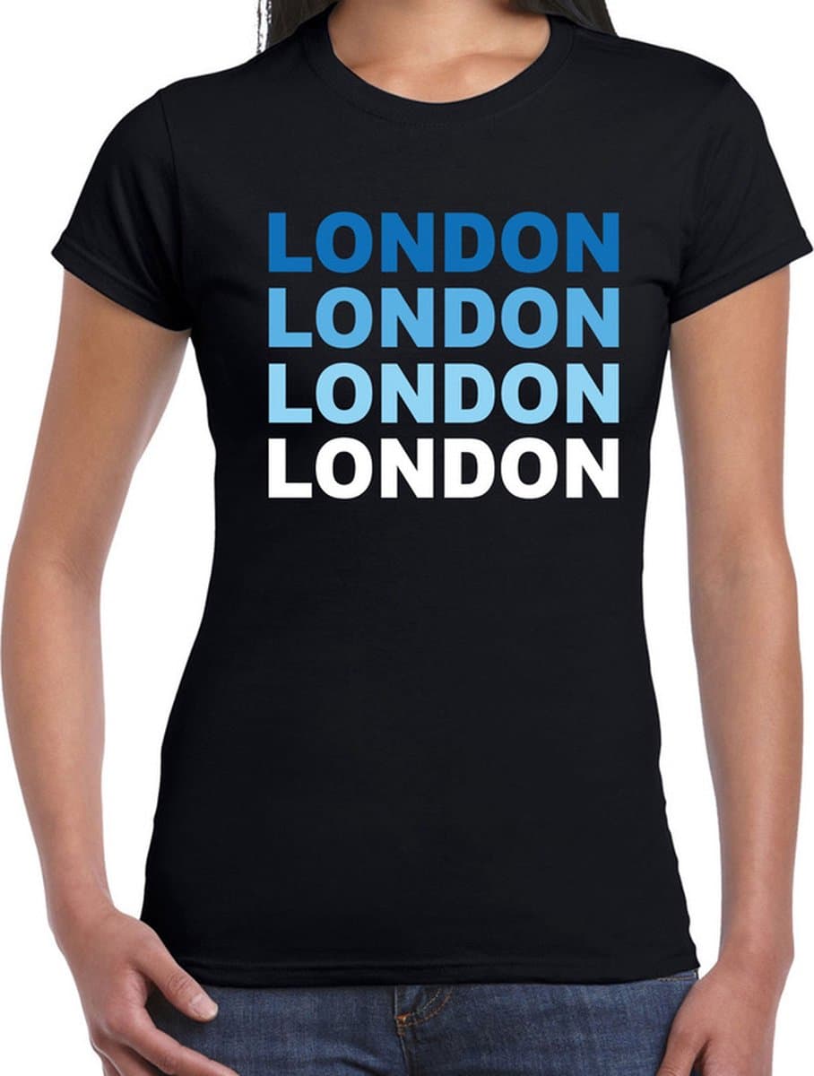 Londen / Londen t-shirt zwart voor dames - Engeland / wereldstad shirt / kleding M