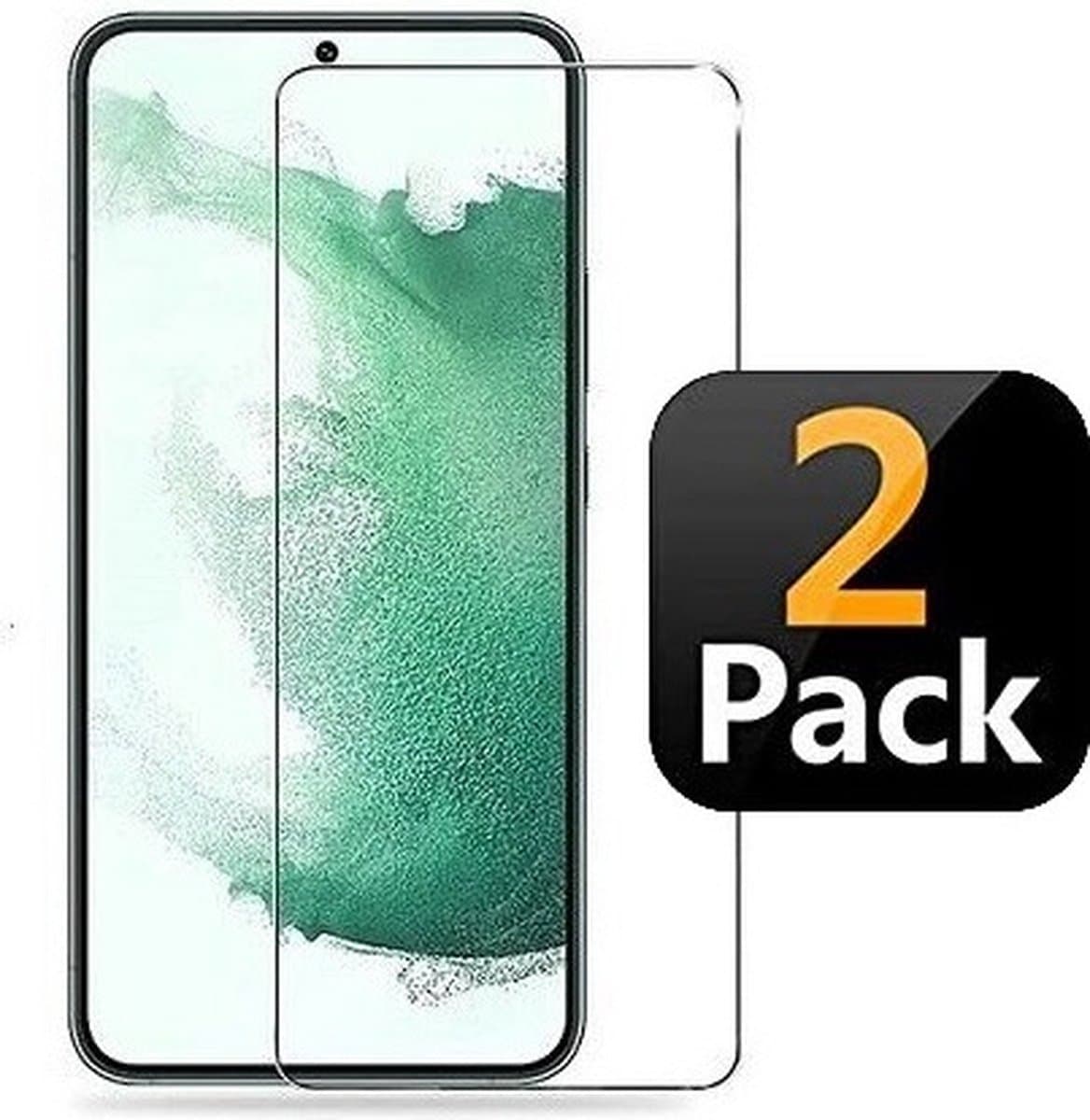 Samsung S22 Plus Screenprotector Beschermglas 2x