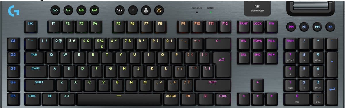 Logitech G915 X Lightspeed Wireless Gaming Toetsenbord Zwart Qwerty