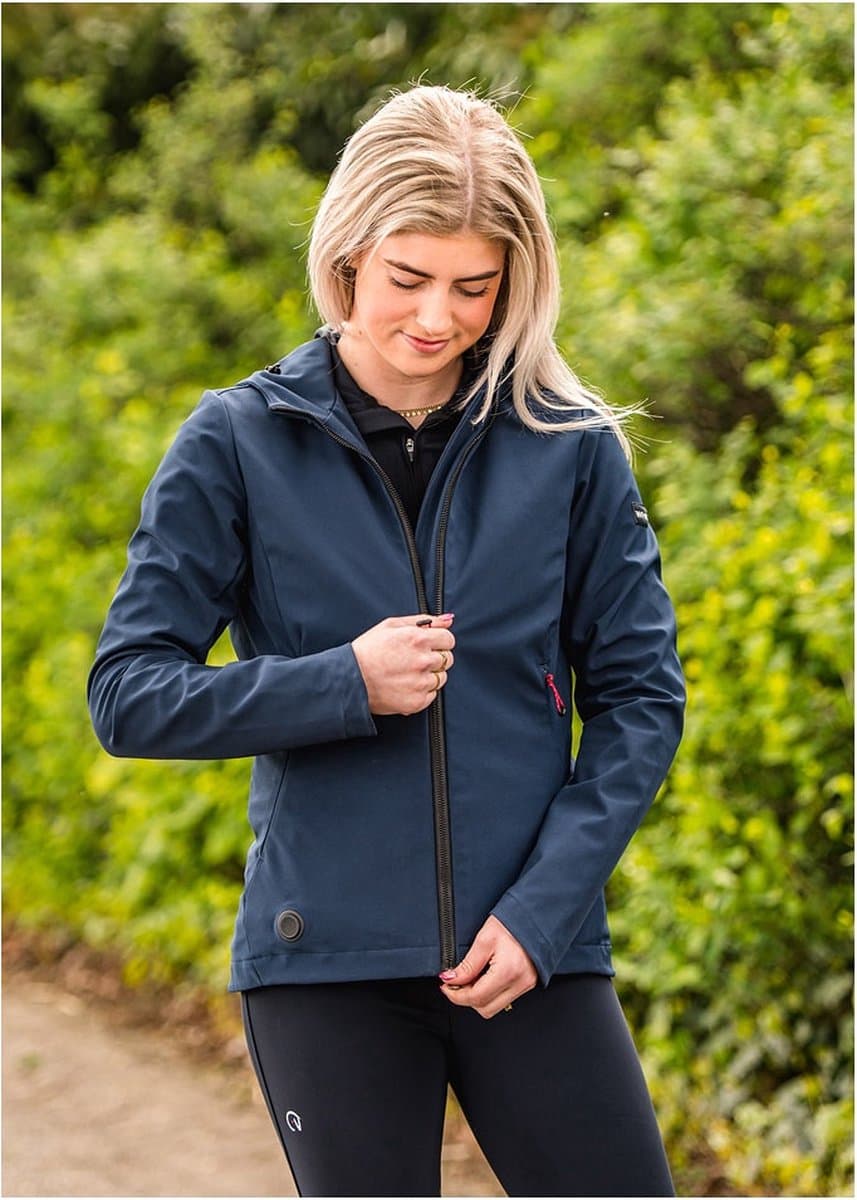 WHIS Unisex Verwarmde Softshell Coach Jas S Navy