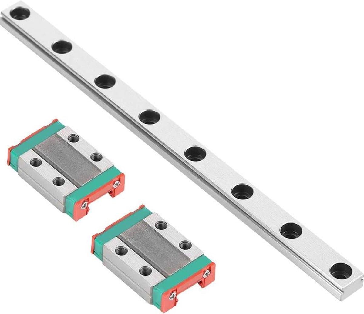 Titel: 150 mm Lineaire geleiderail MGN9B met 2 stuks railblok