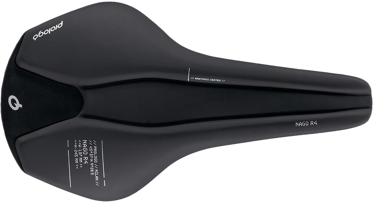 Prologo Nago R4 24 Zadel Zwart 137 mm Man,Vrouw