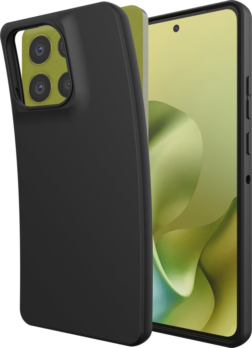 Just in Case Soft Design Motorola Moto G86 Back Cover Zwart