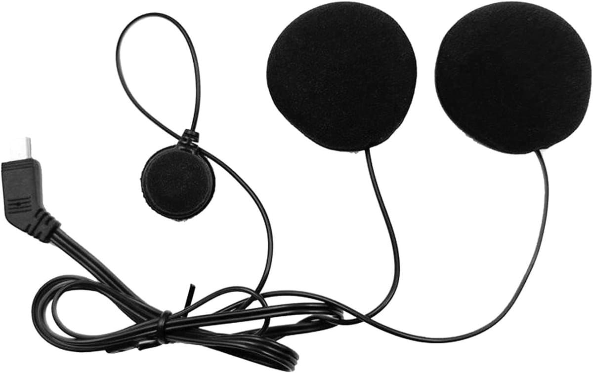 Helm Microfoon - Intercom Headset - Motor Communicatie - Windruis Filtering - 77 cm Draad - Zwart