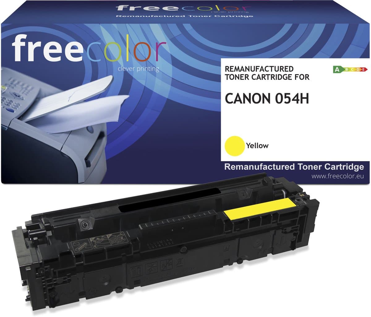 CANON 054H - toner FREECOLOR - HC- Yellow 2100p