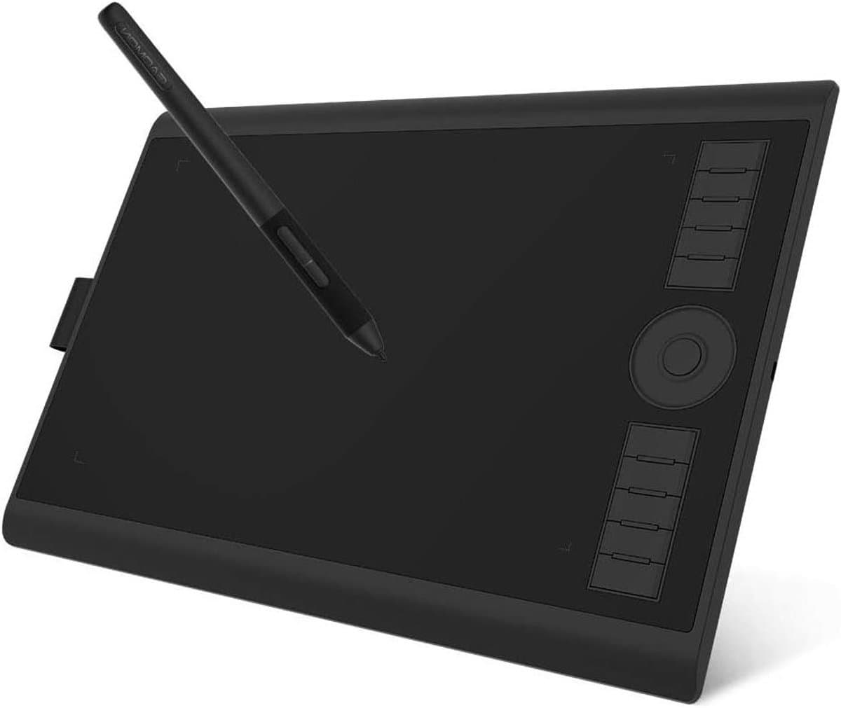 Tekentablet - Grafisch Display - Digitaal Tekenen - 60 Graden Kantelfunctie - 10x6.25 Inch - Zwart