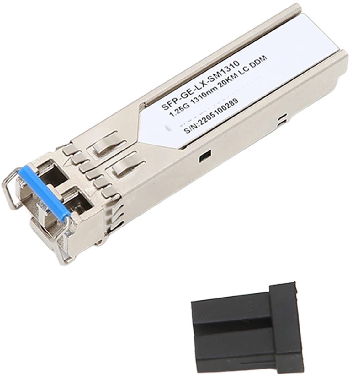 Allecto 1,25 Gb LX SM1310 Optische Module - Glasvezeltransceiver - Tot 20 km - Zilver - Single Mode - Voor Routers en Switches