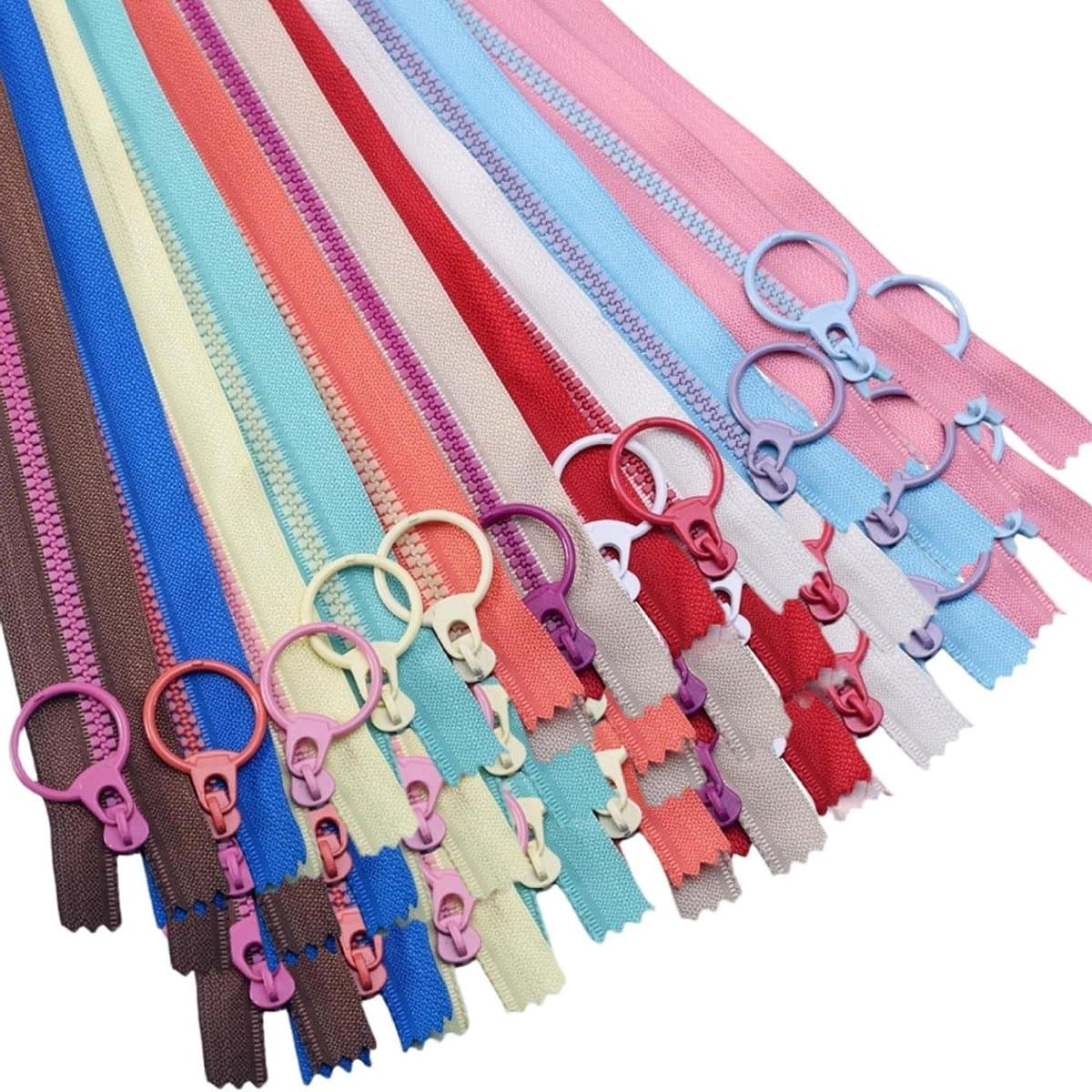 Naairitsen Set - Kleurrijke Sluitingen - Kleding Repareren - Universele Pasvorm - 30 Stuks - Multicolor