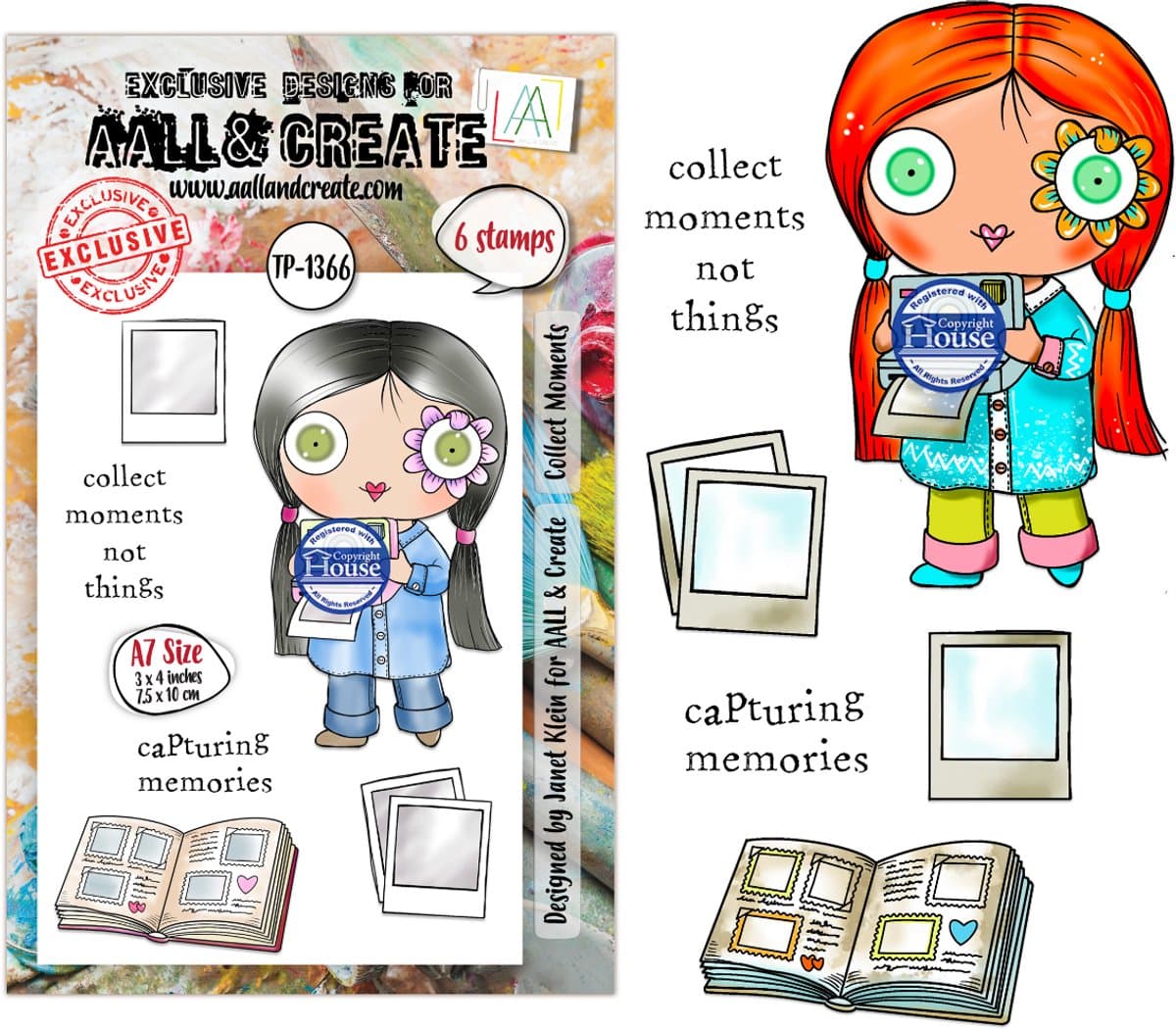 Aall & Create clearstamps A7 - Collect moments