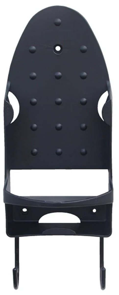 WiseGoods Premium Strijkset Wandhouder - Strijkplank En Strijkijzer Bevestiging - Zwart Kunststof - 310X140X105MM - Muurbeugel