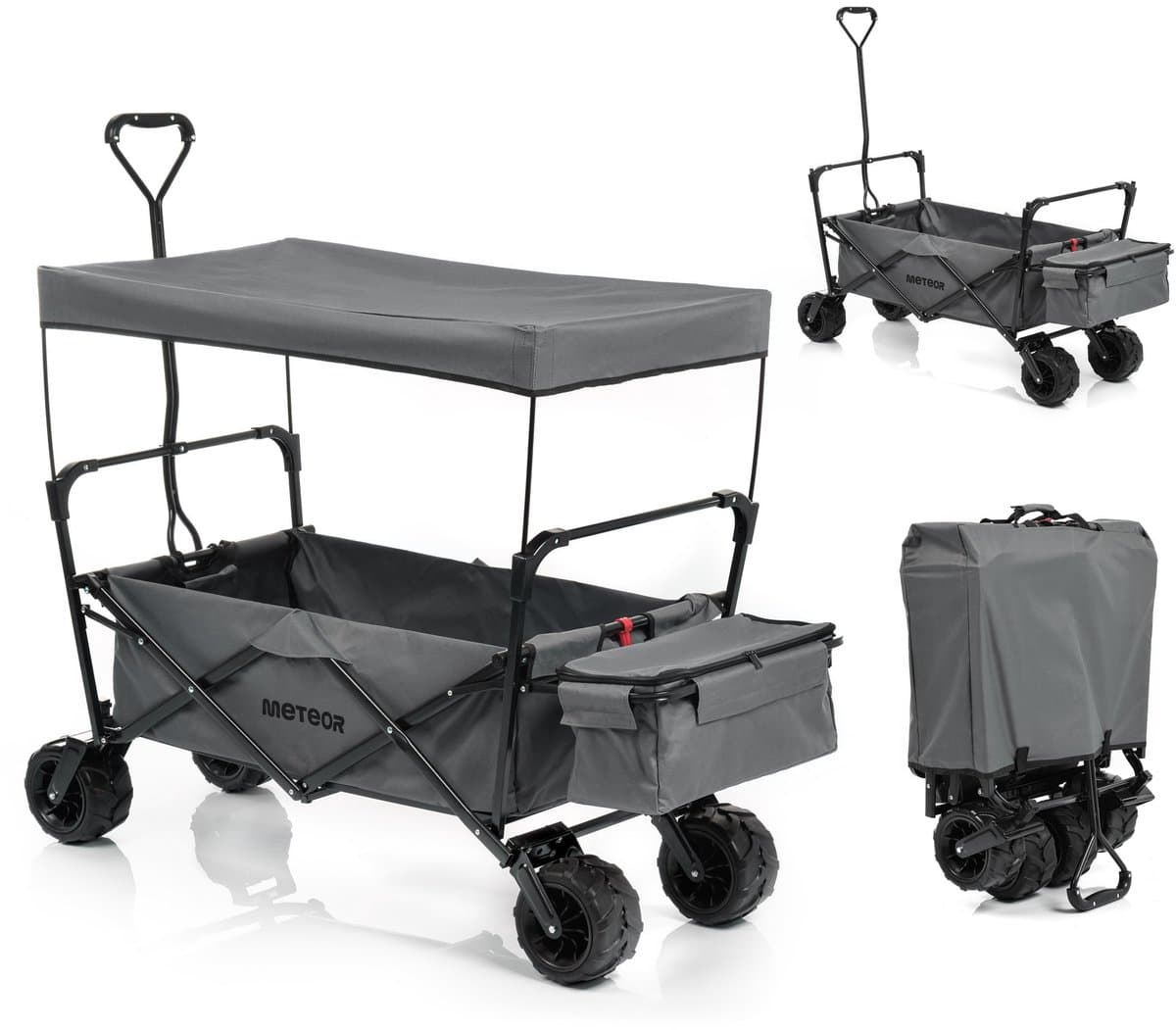Meteor XR-100 - Transportwagen - grijs met luifel