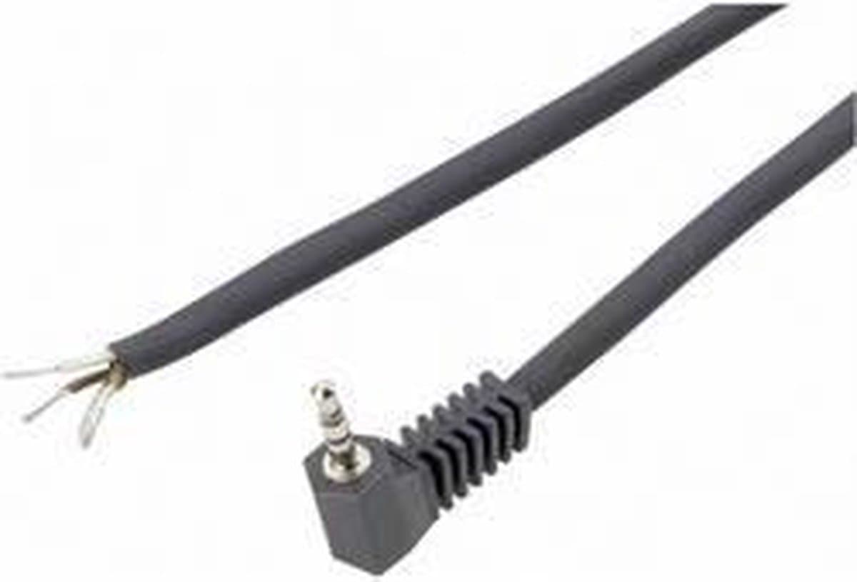VOLTCRAFT XL-AC25SGW Jackplug 2.5 mm - Stereo Aantal polen: 3 Inhoud: 1 stuk(s)