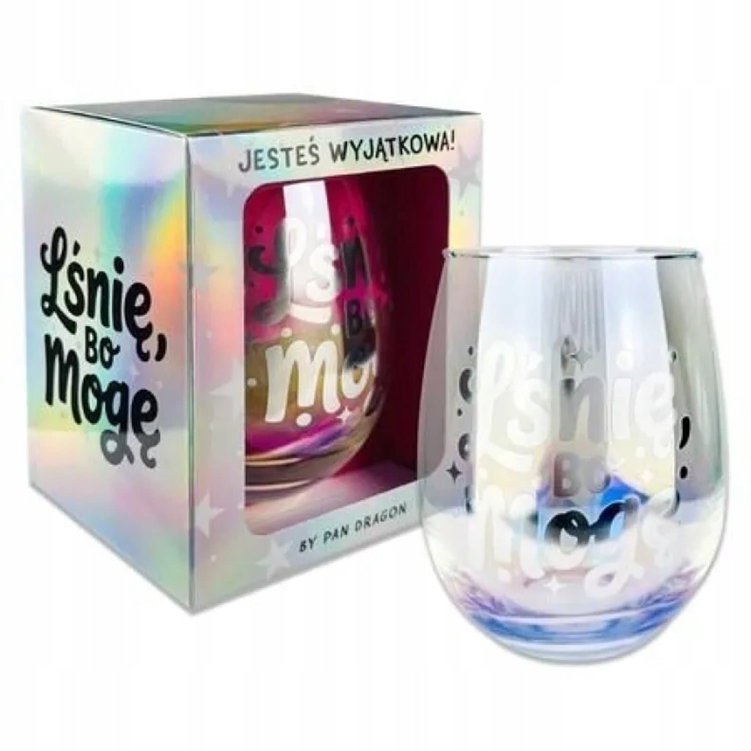 Regenboog Glas 300 ml - Holografisch en Uniek