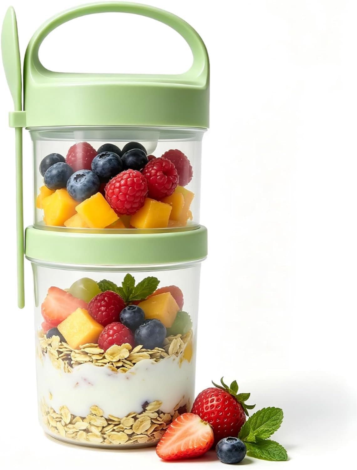 ZRNS® Yoghurtbeker to Go - Lunchbeker - Lekvrij - Muesli Beker - BPA-Vrij