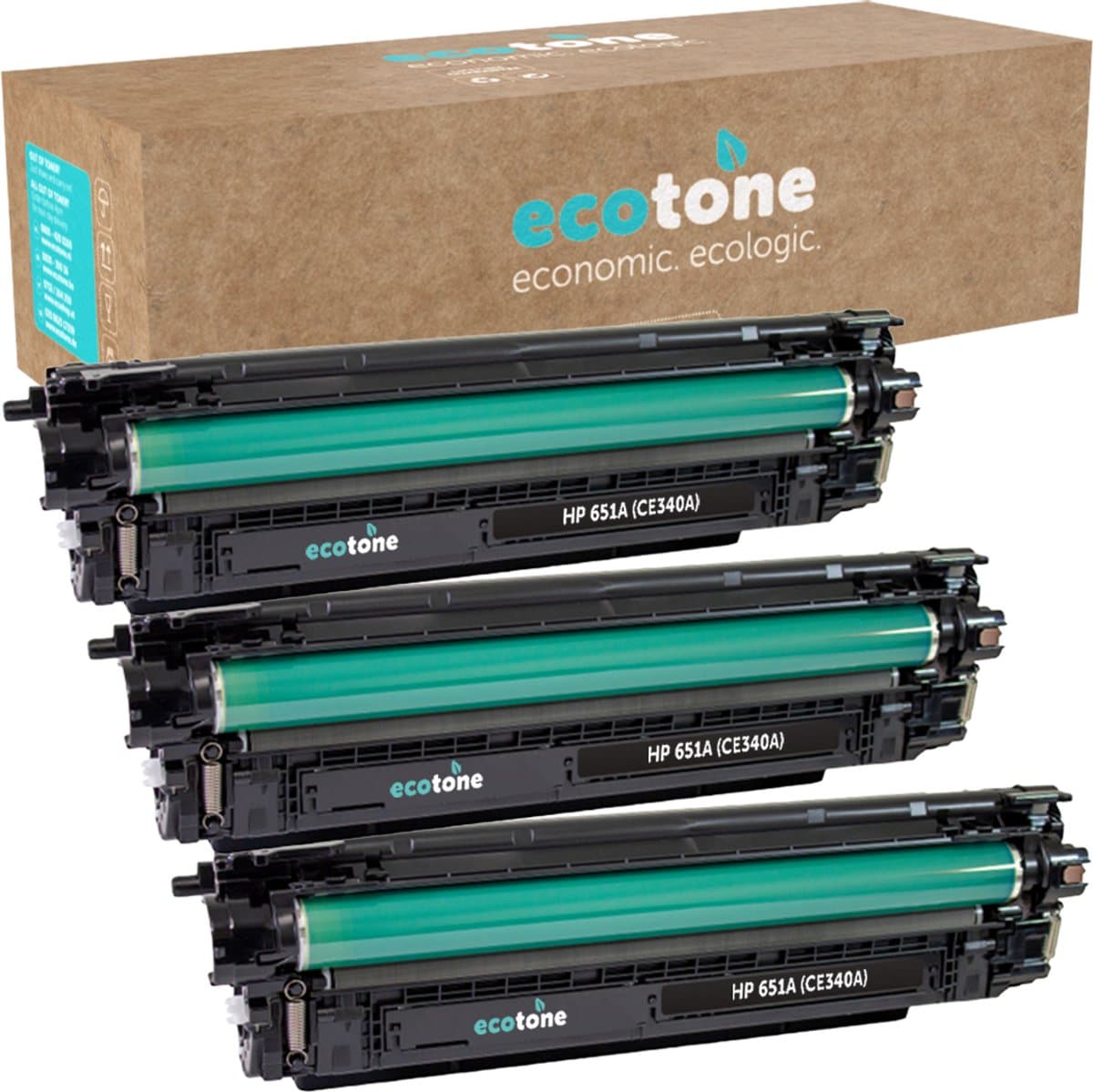 Ecopack (Replaces HP 651A CE340A toner) 3xBL - (BL 3x13500 Pages)