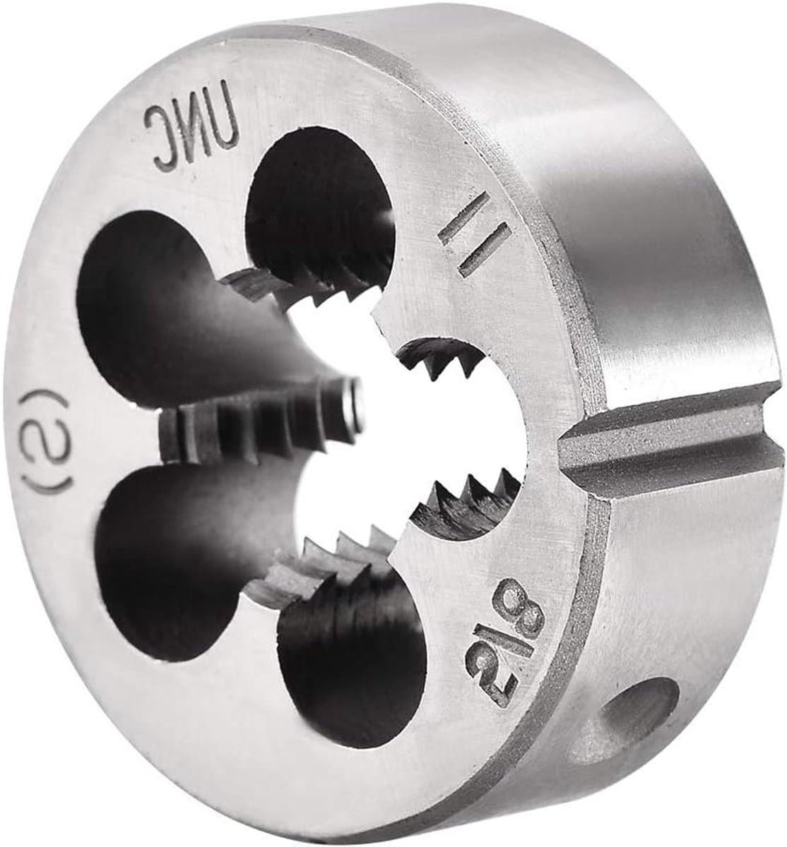 5/8"-11 UNC rondmatrijs voor machine-schroefdraad, rechtse schroefdraad, gelegeerd gereedschapsstaal