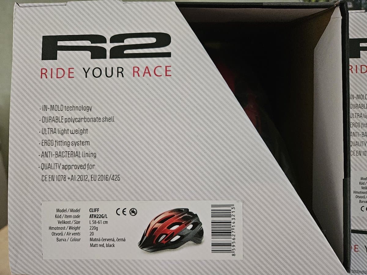 R2 fietshelm Cliff - in mold technologie - Bruin