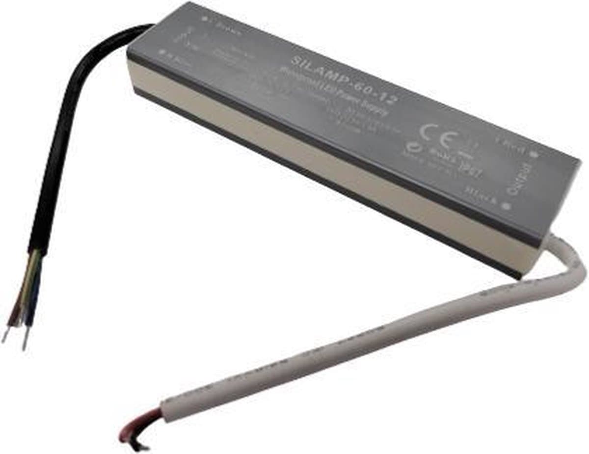 Transformator 220V 12V 60W DC 5A IP67 - Overig - SILUMEN