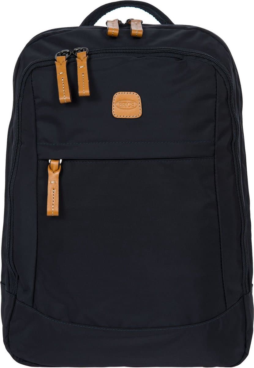 BRIC'S Laptop rugzak Rugzak met laptopvak X-Travel Metro Backpack Black Zwart