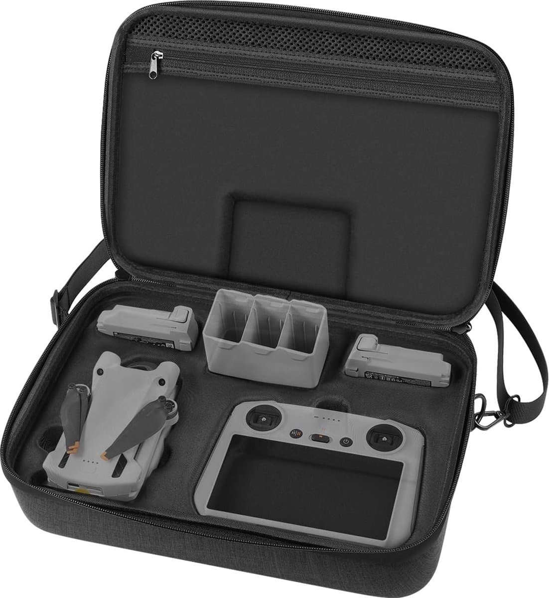 Beschermhoes voor Mini 3 Pro - Compatibel met DJI Mini 3/Mini 3 Pro en RC Bedieningen (Niet voor RC-N1) - Harde Draagtas - Waterdicht, Schokbestendig Schoudertas met Tas - X01NSK568