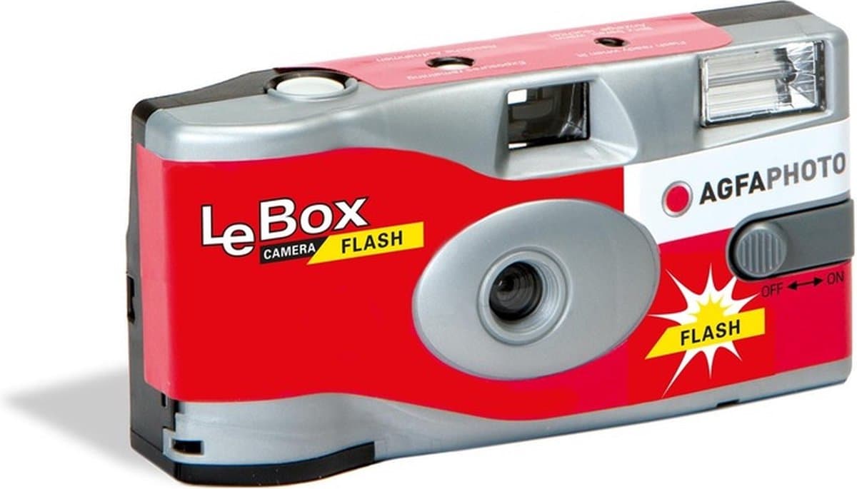 AgfaPhoto LeBox wegwerpcamera met flits voor 27 foto's