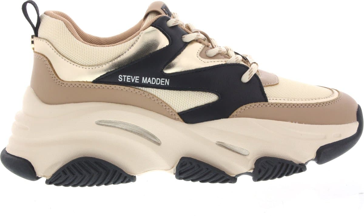 Dames Sneakers Steve Madden Progressive /black Khaki - Maat 37