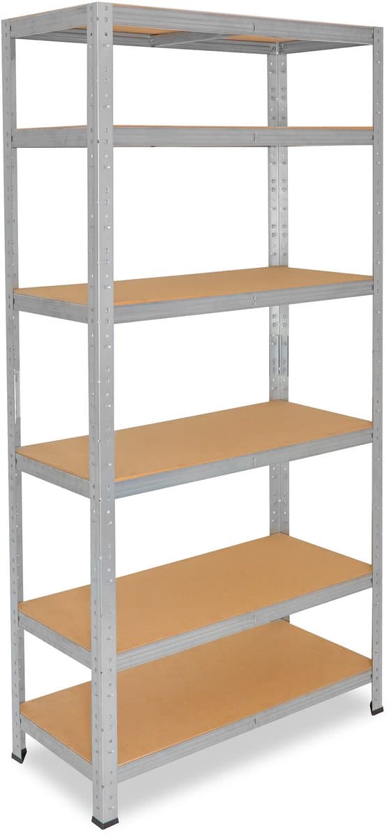 Shelfplaza HOME metalen stellingkast - 180x40x60 cm - verzinkt - 6 planken
