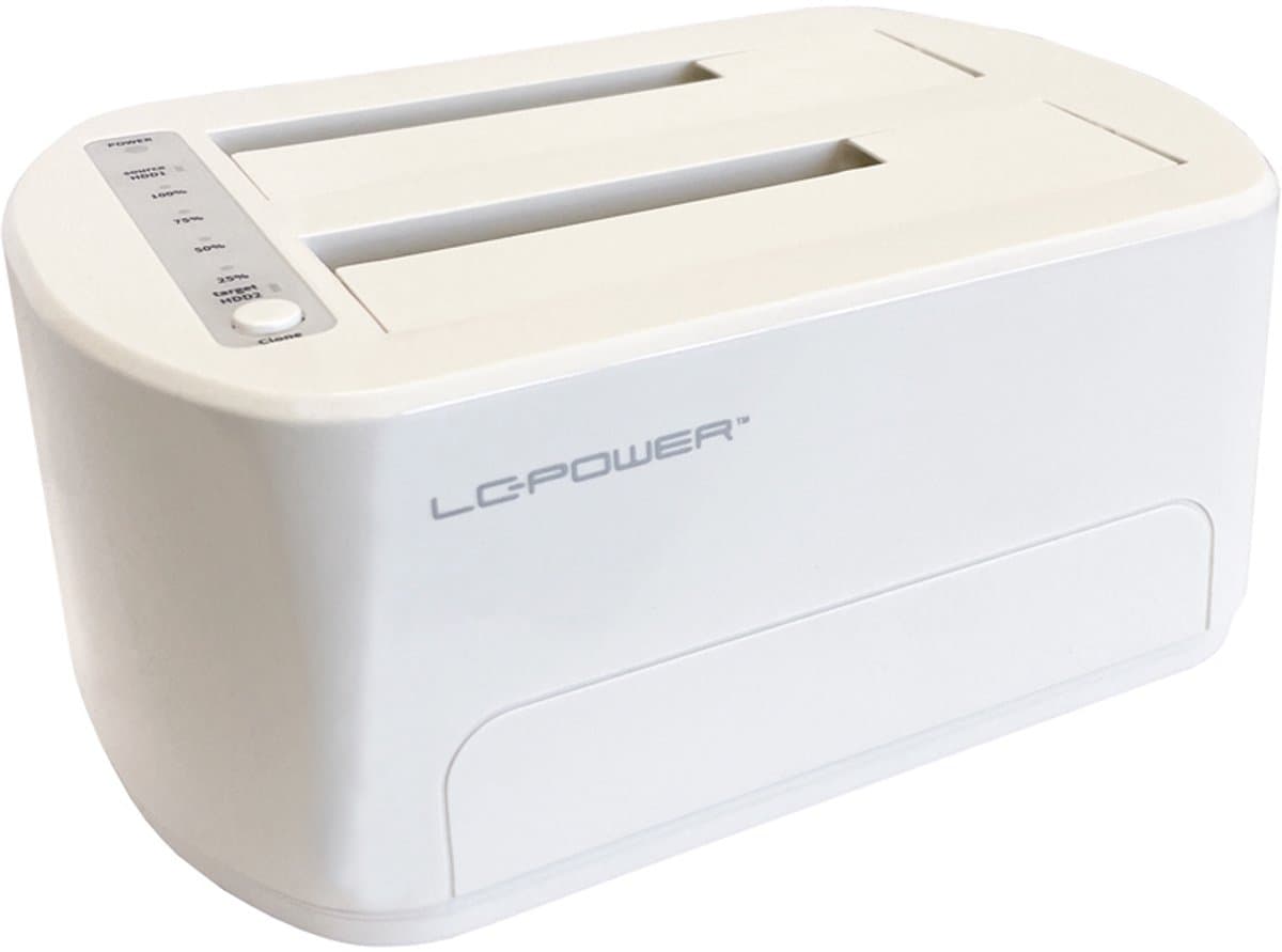LC-DOCK-U3-VI Docking- en kopieerstation, 2x 2,5"/3,5" SATA, USB 3.0