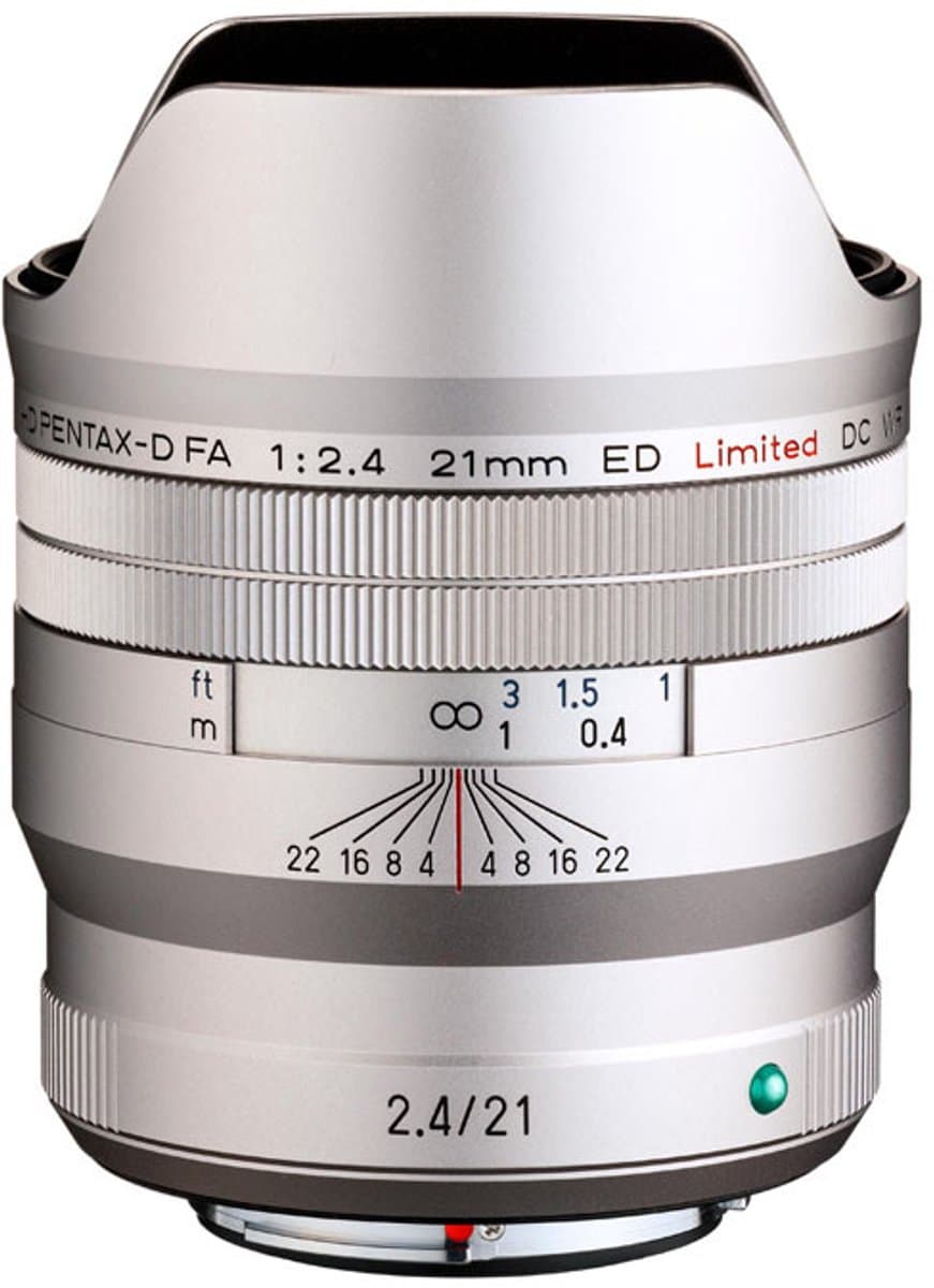 PENTAX Objektiv 21 mm f/2.4 ED HD FA Limited DC WR Silber