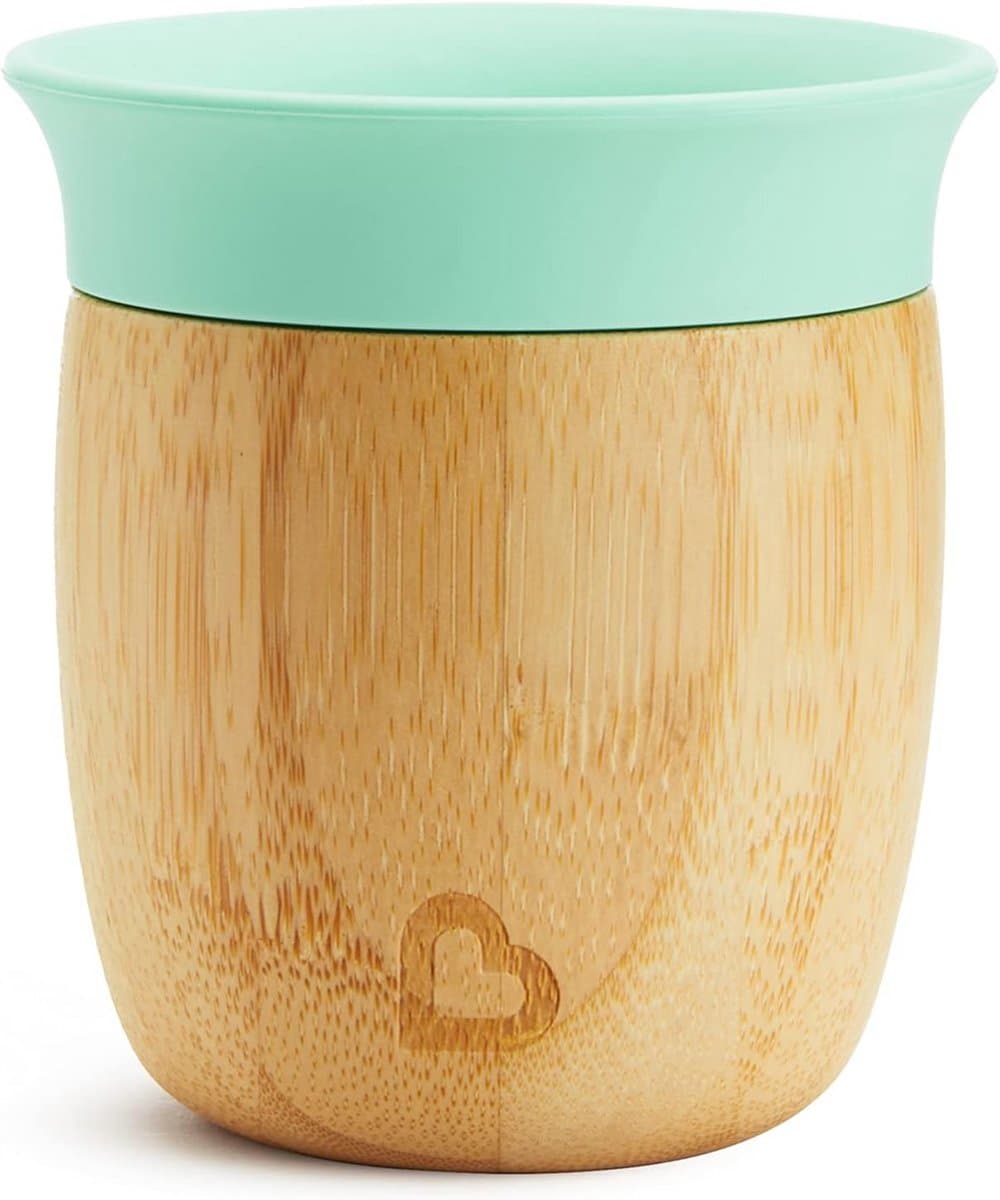 Bamboe Drinkbeker voor Baby's en Peuters - 150ml, BPA Vrij, 360° Ontwerp