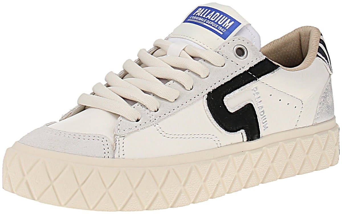 Palladium 94662-140-M Ace Lo Mix Wild S - Damestrainers - Ster-Wit-Zebra-M