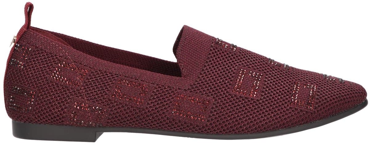 La Strada Loafer Bordeaux Knitted - Damesschoenen - Maat - 36