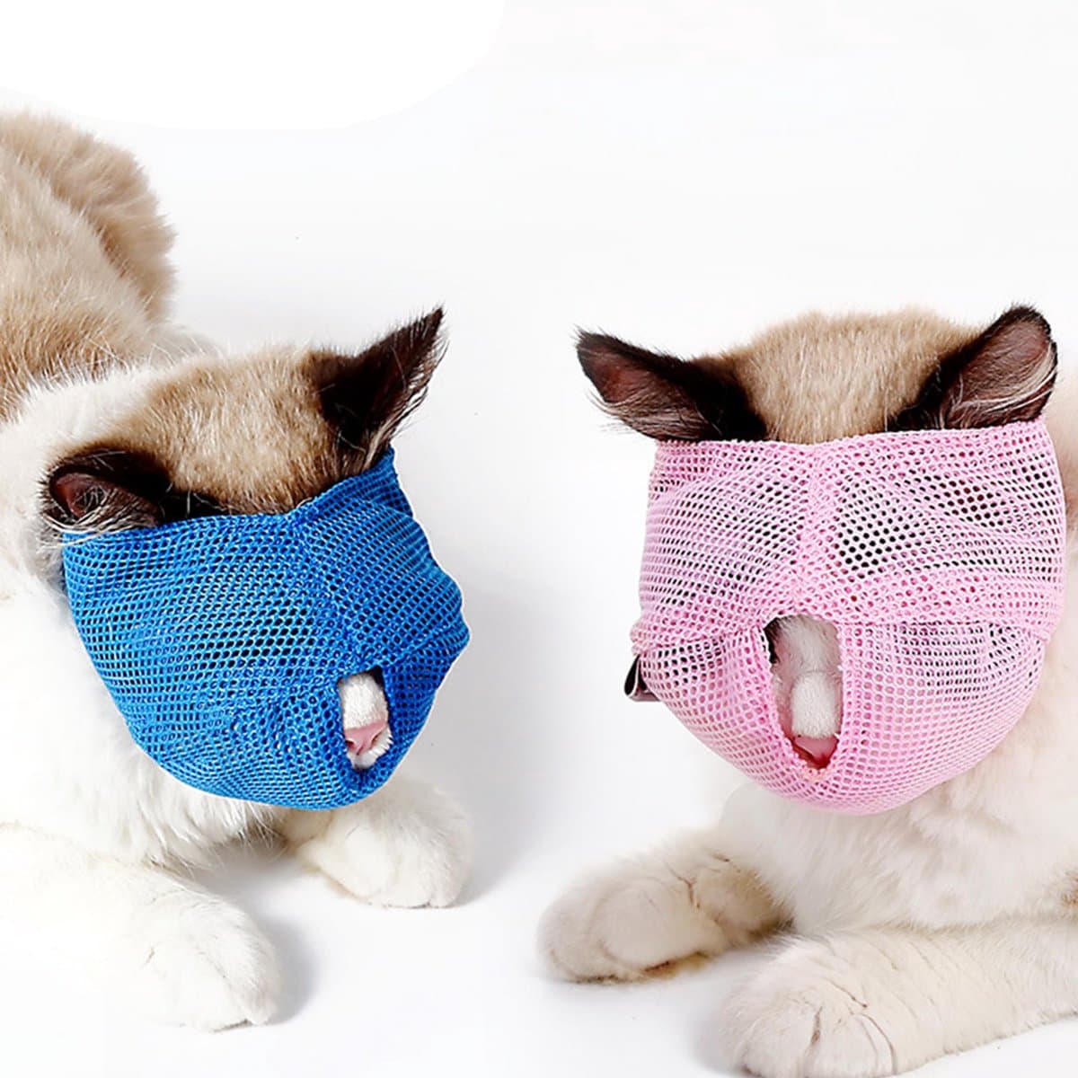 aladdien - kattenmuilkorven - kalmerend en ademend - 2 stuks - mesh