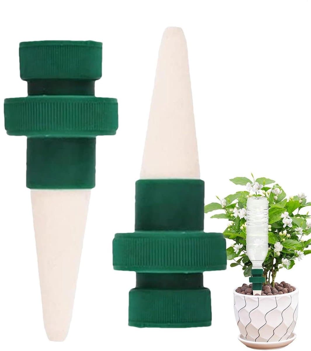 Automatische Druppelaars - Plantenbewatering Irrigatie - Planten Verzorgen - Zelf Water Geven - 2 Stuks - Niet gespecificeerd