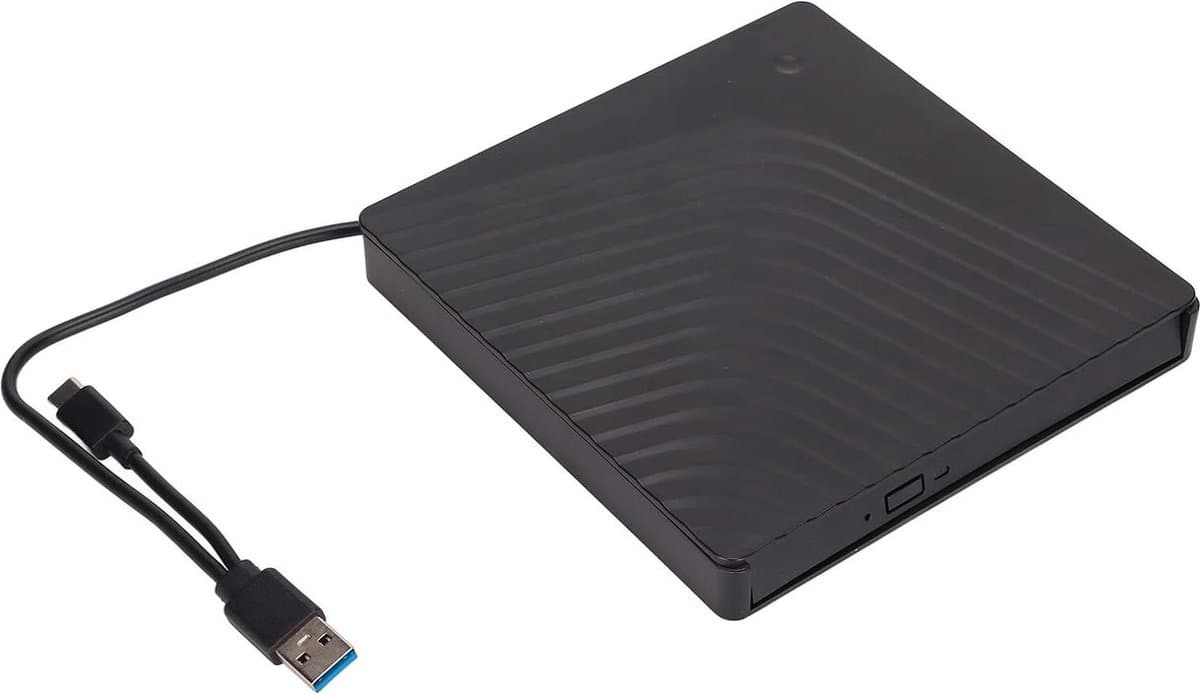 Afneembare Externe USB3.0 DVD CD Speler Behuizing - Laptop CD ROM Brander - Externe Drive Box - Compatibel met Win2K XP - Behuizing voor Laptop/Desktop PC - Vista 7
