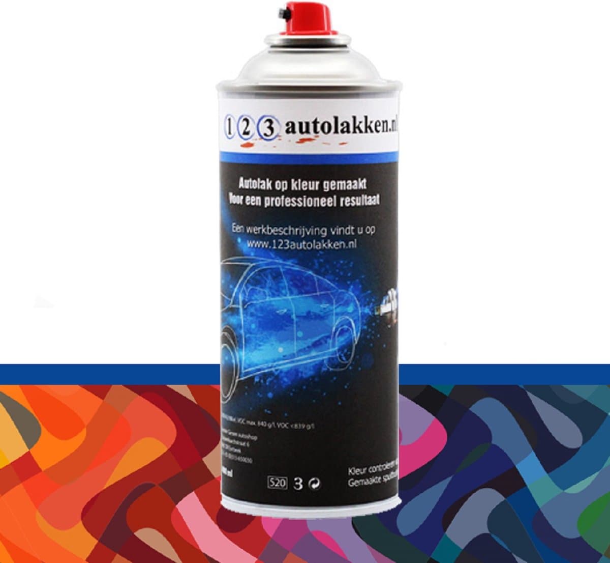 Spuitbus Autolak FORD EUROPE Kleurcode 2360CM - PACIFICA BLUE-MET. - 400ml