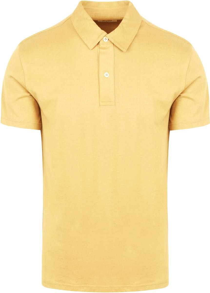 King Essentials The James Poloshirt Geel - Maat S - Heren - Polo shirt Heren met Korte mouw